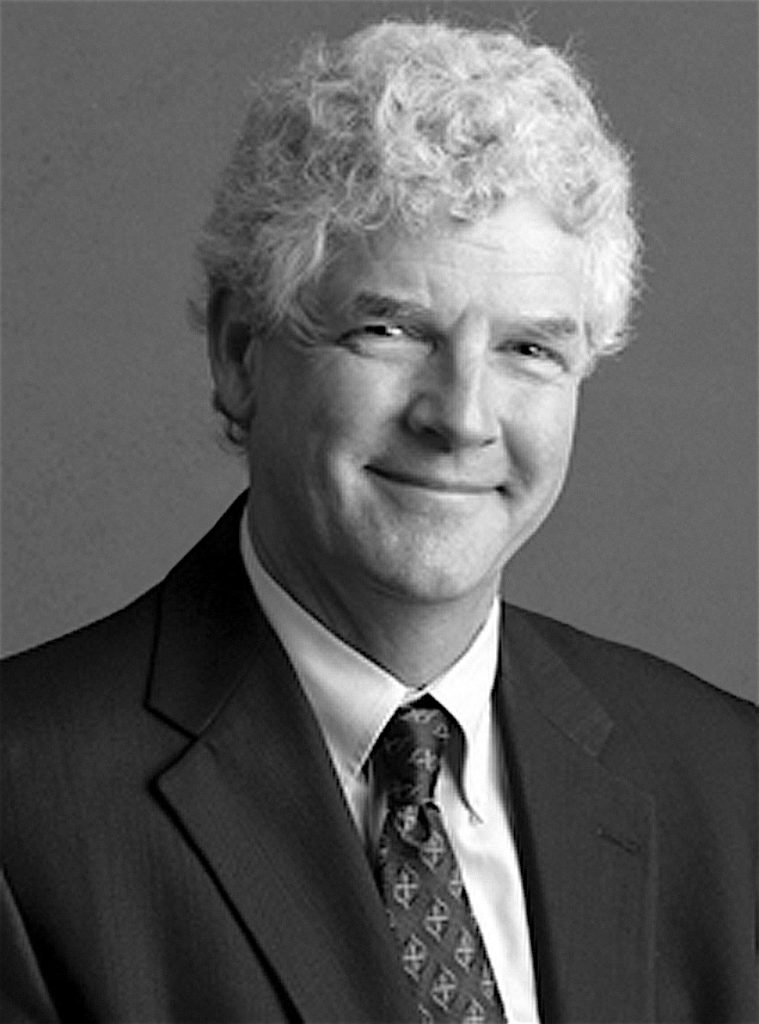 Black and white photograph of David Pyke, scientific advisor to nVentic.